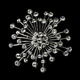 Bridal Austrian Crystal Star Brooch HP#3066