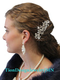 Vintage Wedding Hair Comb, Bridal headpiece Free US shipping
